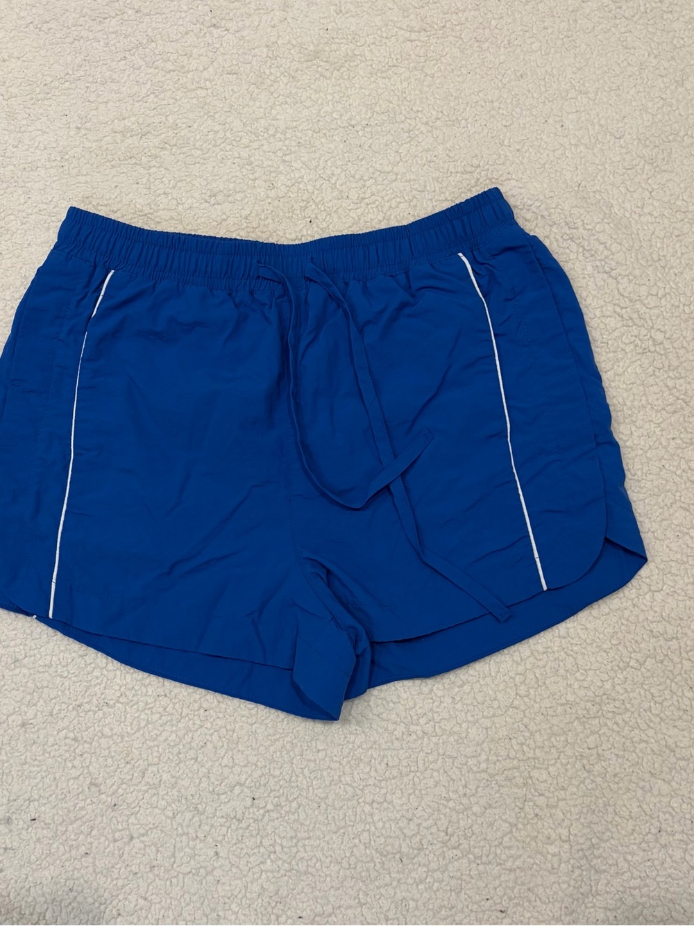 Love Tree Royal Blue Athletic Lounge Shorts (Size Large)